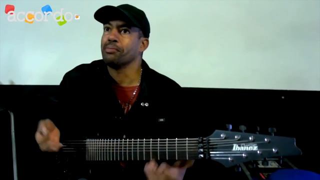 Tony MacAlpine - 8 Strings Shred Arpeggios смотреть онлайн
