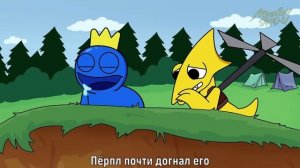 РАДУЖНЫЕ ДРУЗЬЯ СТАЛИ МУТАНТАМИ?! ч.2 | RAINBOW FRIENDS Become MUTANTS на русском | fReelaN