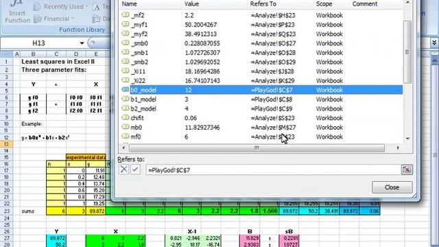 Using Name Manager in Excel.wmv смотреть онлайн