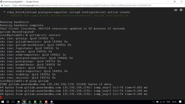 [AnselmoDBA.com] - Aprenda a configurar ambiente GitLAB/HUB em 45 min смотреть онлайн