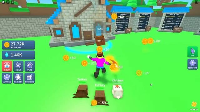 НОВЫЙ MINING SIMULATOR, НО КЛИКЕР В РОБЛОКС! MINING CLICKER SIMULATOR ROBLOX смотреть онлайн