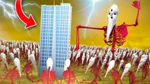 АРМИЯ БОГОВ ДОРОЖНЫХ УБИЙСТВ ПРОТИВ НЕБОСКРЕБА! ОБОРОНА ЗДАНИЯ ОТ SCP! МОНСТР АТАКУЕТ В Garry`s Mod