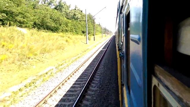 Вид из окна поезда (без шума ветра) смотреть онлайн