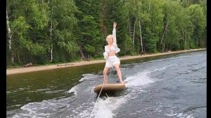 Прицепили сап к моторке