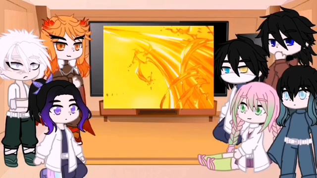 Реакция Хашир на танжиро камадо + есть видео с демоном