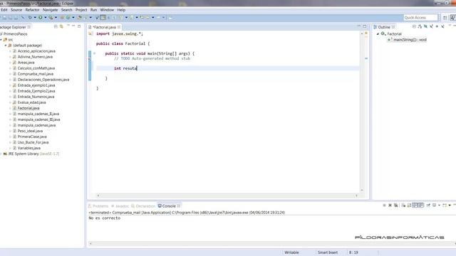 Curso Java Bucles V. Vídeo 22 смотреть онлайн