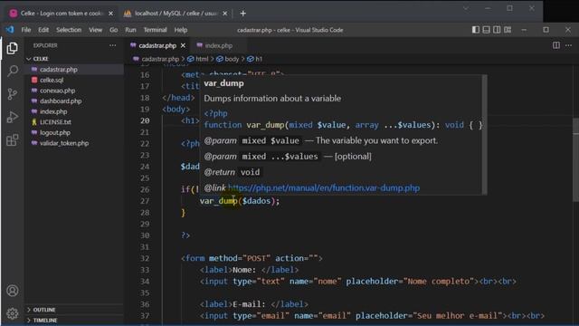 Como criar formulário cadastrar usuário no sistema de login criado com PHP смотреть онлайн