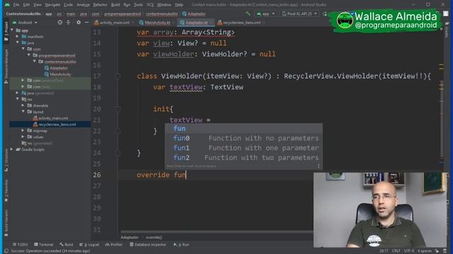 Android Studio | Override em Kotlin é assim !| Kotlin смотреть онлайн