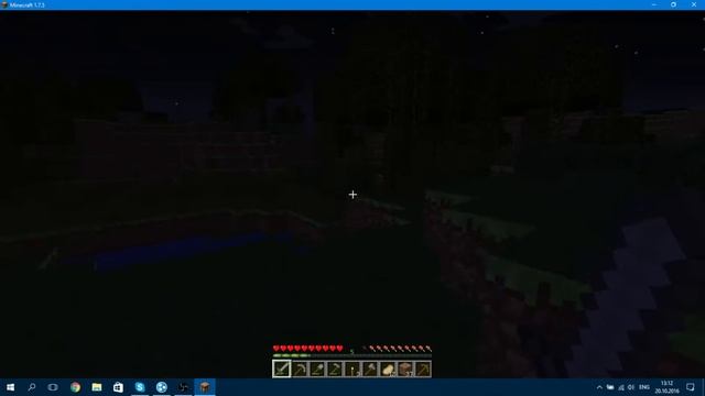 Minecraft Строим первый дом ,забор и выращиваем пшеницу смотреть онлайн