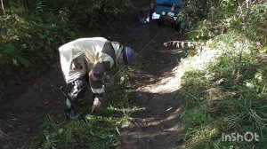 Испытание  и учение ?ручная барабанная лебедка? как вытащить мотоблок из грязь