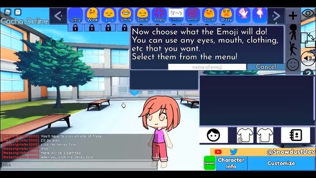 ROBLOX Gacha online | How to make a custom face and save it. смотреть онлайн