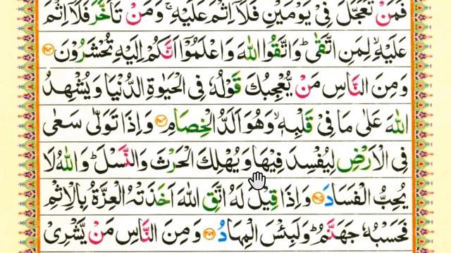 Learn Quran With Tarteel Surah Al Baqarah Chapter 2 Page 30 Ayat 201 to 206 смотреть онлайн