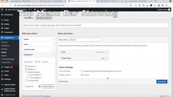 WordPress Settings | WordPress Admin Dashboard | WordPress Cheatsheet