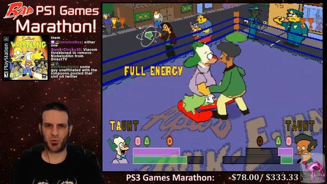 Bad PS1 Games Marathon 54: The Simpsons Wrestling смотреть онлайн