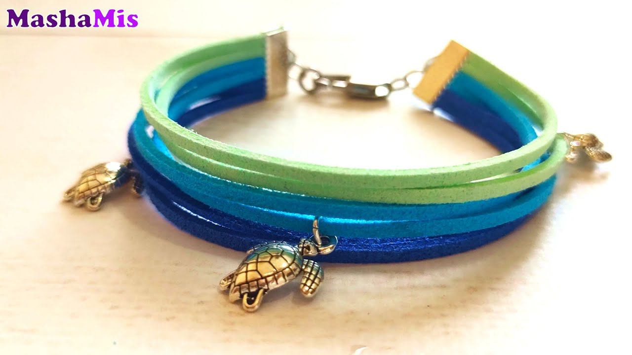Простой браслет своими руками | Simple DIY bracelet | MashaMis смотреть онлайн