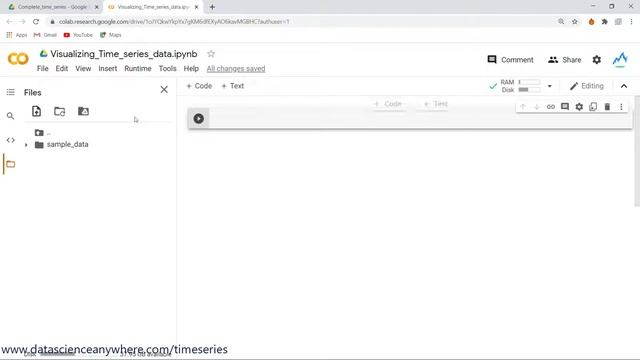 Setting Google Colab || Time Series Analysis in Python || смотреть онлайн