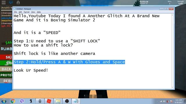 Roblox Boxing Simulator 2 How to Do A Speed [No Hack/Exploits] смотреть онлайн