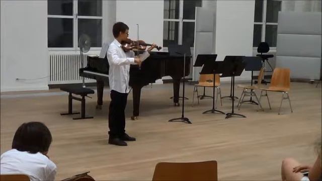 Bach, Partita D Minor: Sarabande - Gigue. Nathan Ammann (12)