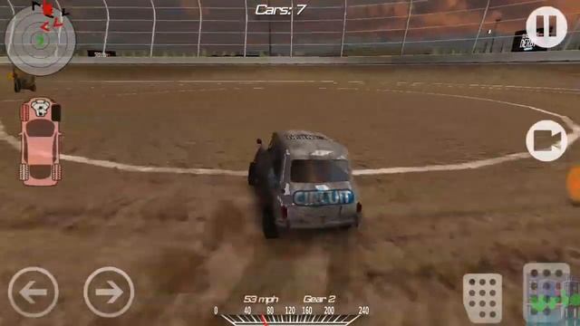 Играю в Demolition Derby 2. Краткий обзор игры смотреть онлайн