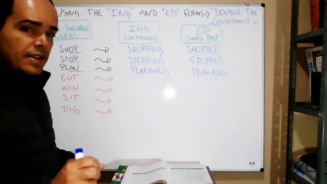 Spelling of the ING and ED forms 》 One Syllable Verbs смотреть онлайн