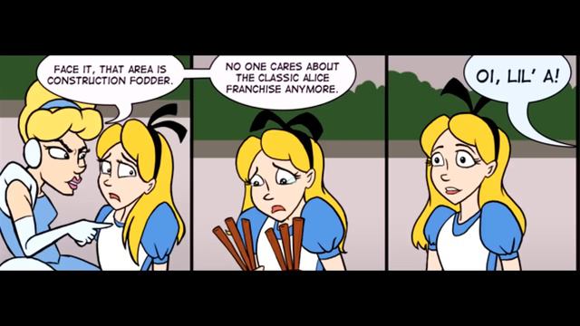 Alice Vs ALICE Part 2 (Alice In Wonderland And ALICE: Madness Returns) Funny Comics