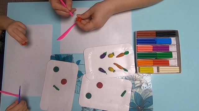Овощи из пластилина Поделка для детей смотреть онлайн