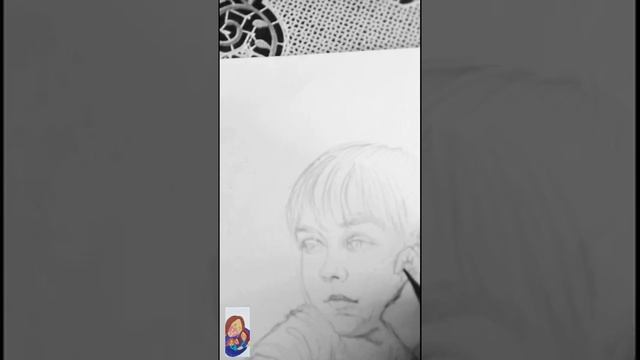 Портрет карандашом. Рисую. Рисунок. Первое видео как я рисую . смотреть онлайн