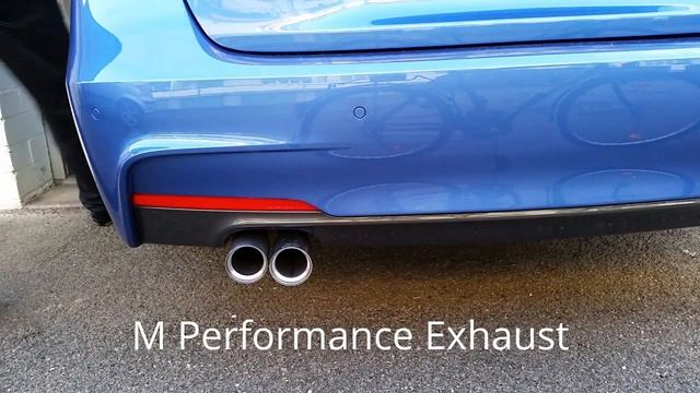 BMW 320i ///M F30 M Performance Exhaust (330i Exhaust)