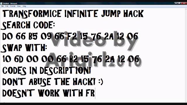 Transformice Jump Hack *UPDATED* смотреть онлайн