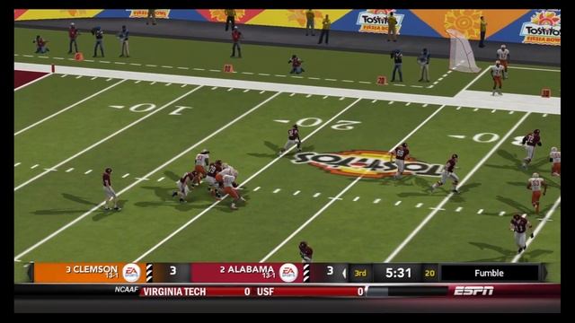 Clemson vs Alabama | CFP Semifinals | NCAA14 Dynasty Mode смотреть онлайн