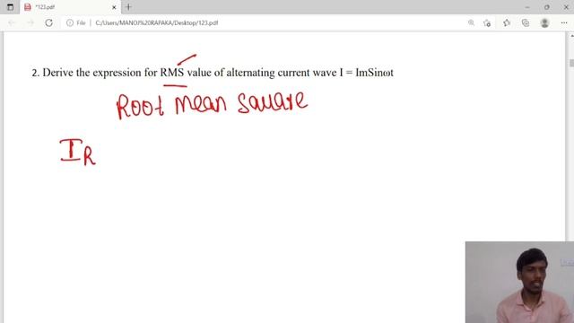 7.Derivation on Average and R M S value for sinusoidal waveform смотреть онлайн