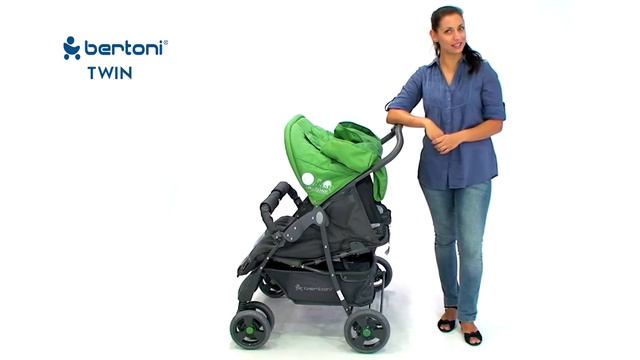Бебешка количка за близнаци Bertoni Lorelli TWIN от детски магазини Касида