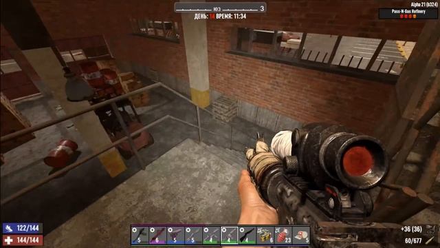 21 АЛЬФА 7 Days To Die ► ГОРОД В ПУСТЫНЕ ► #14 смотреть онлайн