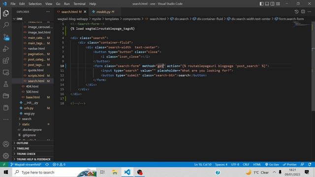 Full Text Search in wagtail blogapp part 9 | django &Wagtail CMS смотреть онлайн