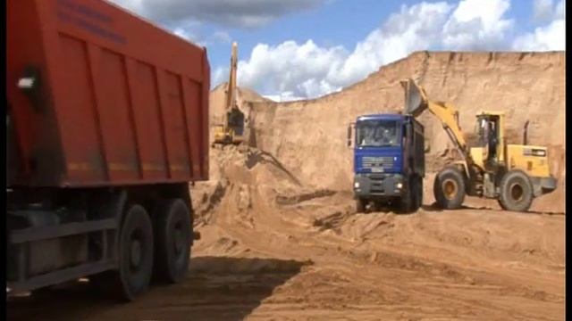 Добыча намывного песка в карьере ТАМЕНГОНТ смотреть онлайн