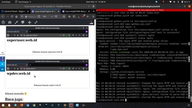 Install Nginx dan PHP di CentOS 8 смотреть онлайн