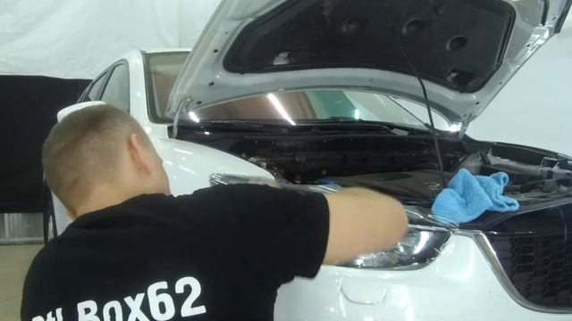 Оклейка фар антигравийной пленкой|Mazda cx-5| смотреть онлайн