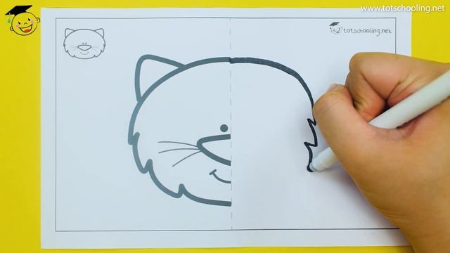 Symmetry Picture Drawing - FREE PRINTABLES BY TOTSCHOOLING смотреть онлайн