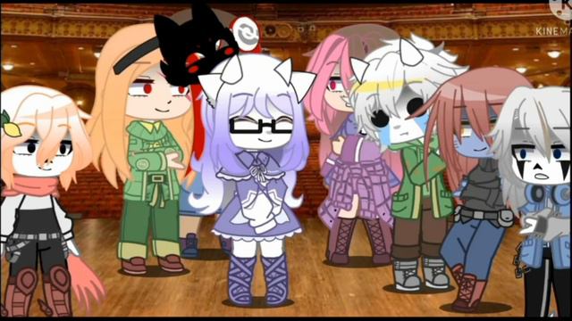 Реакция персонажей андертейл и музыкальный батл || undertale || GC смотреть онлайн