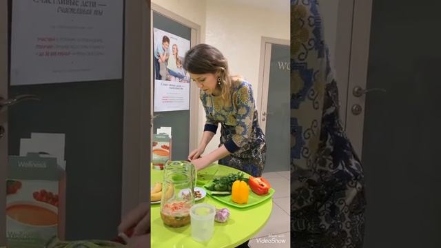 Вэлнэс курс!!!Готовим суп гаспачо:) смотреть онлайн