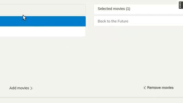 Double List Selection Component for Vue.js смотреть онлайн
