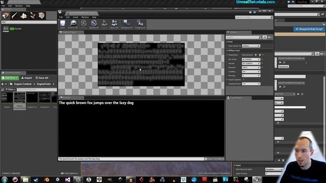 UE4 Tutorial | Import Fonts for UMG, Text Render, etc. смотреть онлайн