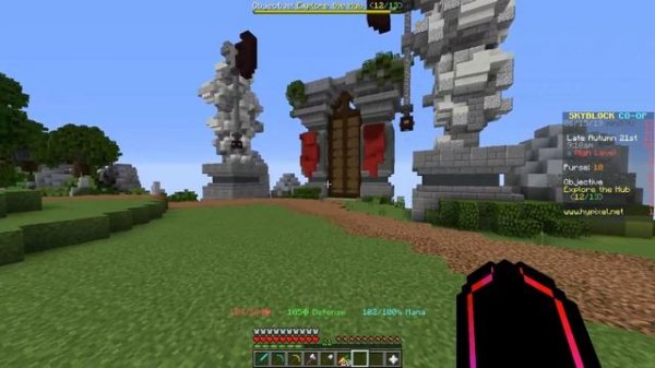 Hypixel Skyblock | Objective: Explore The Hub ALL places! (Outdated)