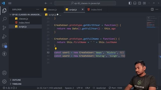 Classes in JavaScript Explained in Depth | The Complete JavaScript Course | Ep.82 смотреть онлайн