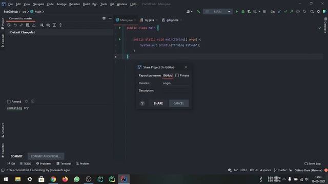 How to connect Intellij Idea Projects with GitHub? (Hindi) | Jetbrains IDE | Java | Git | Tutorial смотреть онлайн