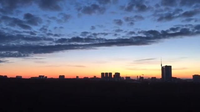 Beautiful nature of moscow sunrise ,красивое место в москве Восход солнца , طبیعت زیبا مسکو طلوع смотреть онлайн