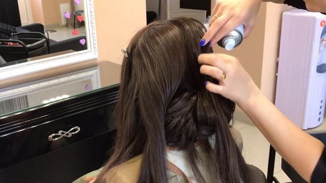 Праздничная прическа. Нижний пучок смотреть онлайн