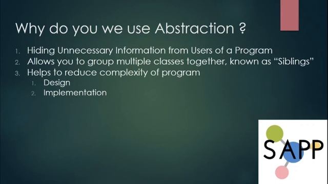 SAPP Coding Java Course Abstraction Episode 13 смотреть онлайн