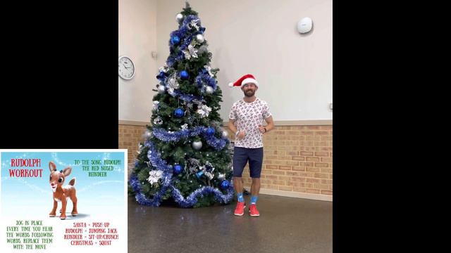Rudolph the Red Nose Reindeer Workout - Christmas Workout - Rudolph the Red Nose Reindeer Song смотреть онлайн