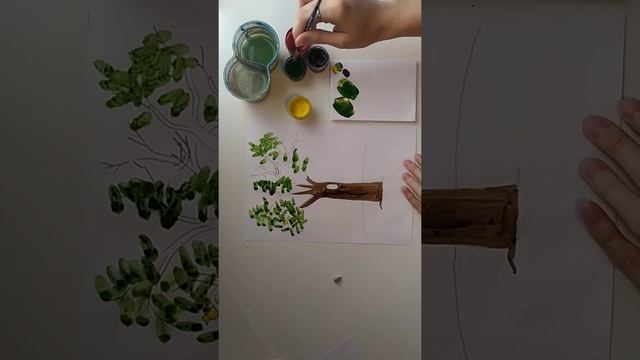 Мастер-класс. Рисуем вместе. Дерево 1. Симонова М.А. смотреть онлайн